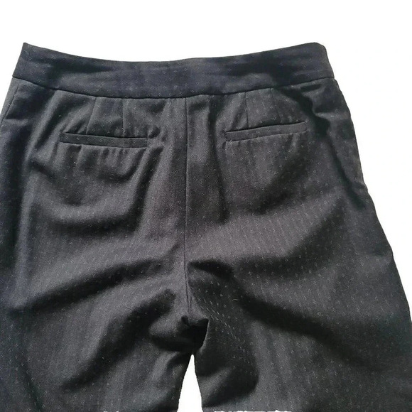 Ann Taylor Gray Straight Leg Dress Career Trouser Pants Size 4 - Picture 9 of 14